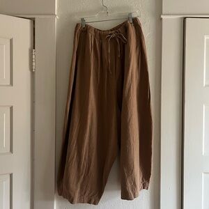 Monica Cordera Maxi Pants in brown